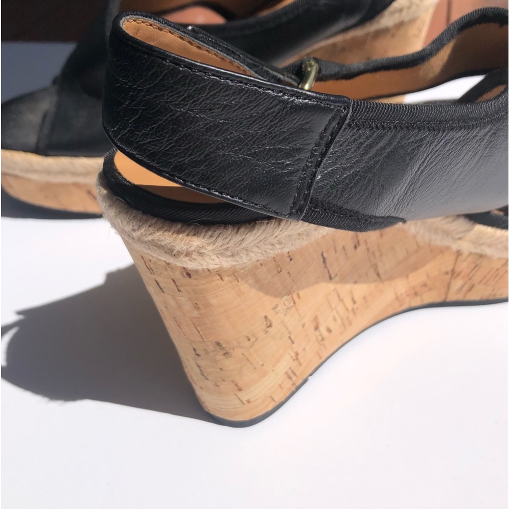 FRANCO SARTO Black Wedges - Picture 6 of 6